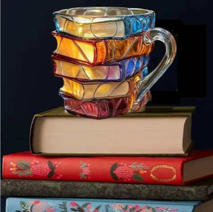 Layered Book Mug