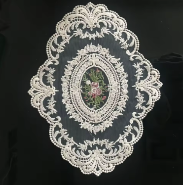 Embroidered Placemat Food Fruit Plate 4/6/8 set